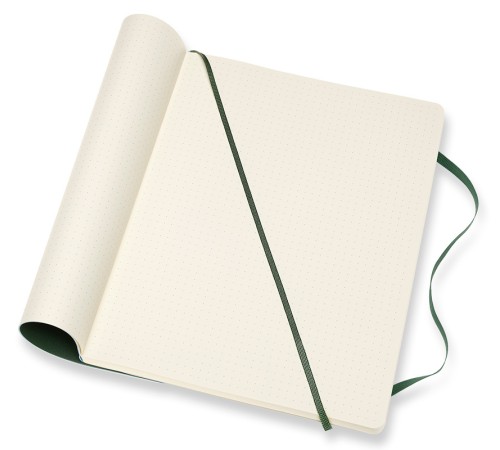Блокнот Moleskine CLASSIC SOFT QP623K15 XLarge 190х250мм 192стр. нелинованный мягкая обложка зеленый