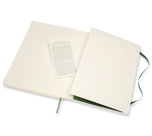 Блокнот Moleskine CLASSIC SOFT QP624K15 190х250мм 192стр. пунктир мягкая обложка зеленый