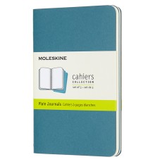 Блокнот Moleskine CAHIER JOURNAL CH013B44 Pocket 90x140мм обложка картон 64стр. нелинованный голубой (3шт)