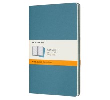 Блокнот Moleskine CAHIER JOURNAL CH016B44 Large 130х210мм обложка картон 80стр. линейка голубой (3шт)