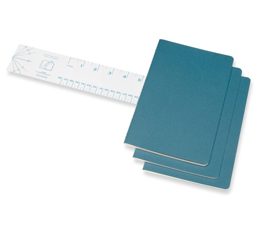 Блокнот Moleskine CAHIER JOURNAL CH018B44 Large 130х210мм обложка картон 80стр. нелинованный голубой (3шт) Блокнот Moleskine CAHIER JOURNAL CH018B44 Large 130х210мм обложка картон 80стр. нелинованный голубой (3шт)