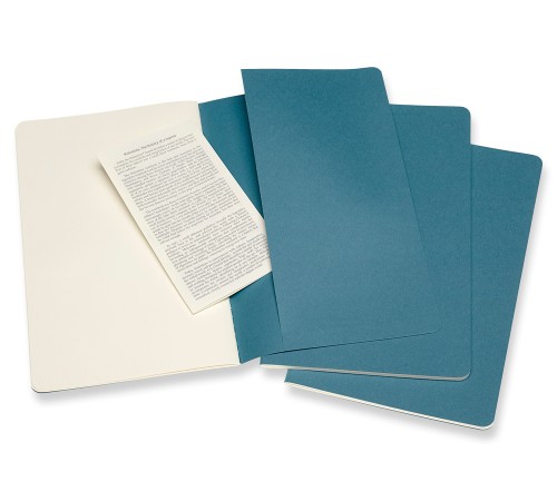Блокнот Moleskine CAHIER JOURNAL CH018B44 Large 130х210мм обложка картон 80стр. нелинованный голубой (3шт) Блокнот Moleskine CAHIER JOURNAL CH018B44 Large 130х210мм обложка картон 80стр. нелинованный голубой (3шт)
