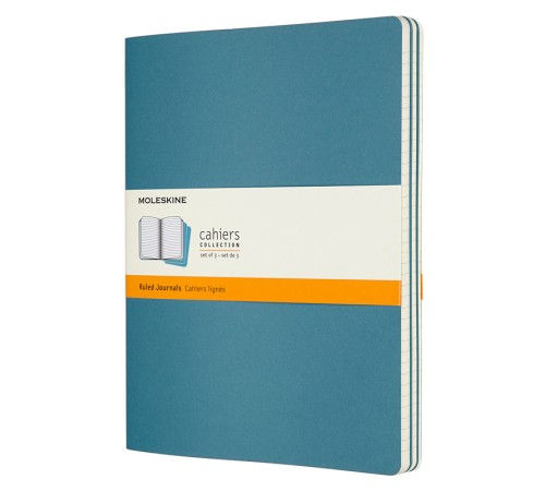 Блокнот Moleskine CAHIER JOURNAL CH021B44 XLarge 190х250мм обложка картон 120стр. линейка голубой (3шт) Блокнот Moleskine CAHIER JOURNAL CH021B44 XLarge 190х250мм обложка картон 120стр. линейка голубой (3шт)