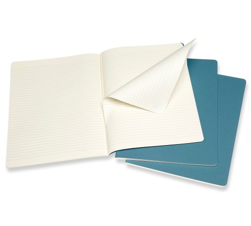 Блокнот Moleskine CAHIER JOURNAL CH021B44 XLarge 190х250мм обложка картон 120стр. линейка голубой (3шт) Блокнот Moleskine CAHIER JOURNAL CH021B44 XLarge 190х250мм обложка картон 120стр. линейка голубой (3шт)