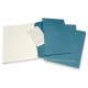 Блокнот Moleskine CAHIER JOURNAL CH021B44 XLarge 190х250мм обложка картон 120стр. линейка голубой (3шт)