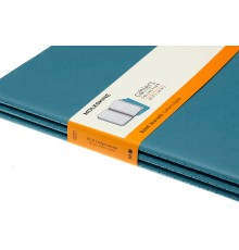 Блокнот Moleskine CAHIER JOURNAL CH021B44 XLarge 190х250мм обложка картон 120стр. линейка голубой (3шт)