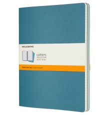 Блокнот Moleskine CAHIER JOURNAL CH023B44 XLarge 190х250мм обложка картон 120стр. нелинованный голубой (3шт)