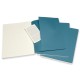 Блокнот Moleskine CAHIER JOURNAL CH023B44 XLarge 190х250мм обложка картон 120стр. нелинованный голубой (3шт)