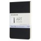 Блокнот для рисования Moleskine ART SOFT SKETCH PAD ARTSKPAD2 Pocket 90x140мм 48стр. мягкая обложка черный