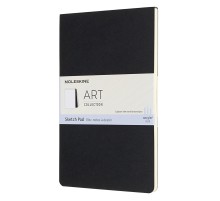 Блокнот для рисования Moleskine ART SOFT SKETCH PAD ARTSKPAD3 Large 130х210мм 48стр. мягкая обложка черный