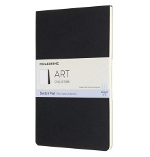 Блокнот для рисования Moleskine ART SOFT SKETCH PAD ARTSKPAD3 Large 130х210мм 48стр. мягкая обложка черный