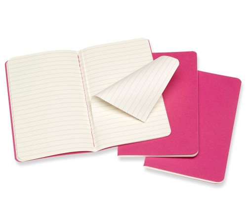 Блокнот Moleskine CAHIER JOURNAL CH011D17 Pocket 90x140мм обложка картон 64стр. линейка розовый неон (3шт) Блокнот Moleskine CAHIER JOURNAL CH011D17 Pocket 90x140мм обложка картон 64стр. линейка розовый неон (3шт)