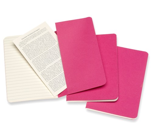 Блокнот Moleskine CAHIER JOURNAL CH011D17 Pocket 90x140мм обложка картон 64стр. линейка розовый неон (3шт) Блокнот Moleskine CAHIER JOURNAL CH011D17 Pocket 90x140мм обложка картон 64стр. линейка розовый неон (3шт)