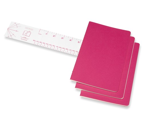Блокнот Moleskine CAHIER JOURNAL CH016D17 Large 130х210мм обложка картон 80стр. линейка розовый неон (3шт) Блокнот Moleskine CAHIER JOURNAL CH016D17 Large 130х210мм обложка картон 80стр. линейка розовый неон (3шт)