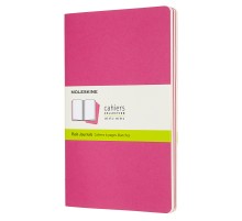 Блокнот Moleskine CAHIER JOURNAL CH018D17 Large 130х210мм обложка картон 80стр. нелинованный розовый неон (3шт)