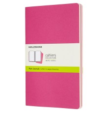 Блокнот Moleskine CAHIER JOURNAL CH018D17 Large 130х210мм обложка картон 80стр. нелинованный розовый неон (3шт)