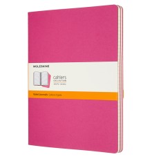 Блокнот Moleskine CAHIER JOURNAL CH021D17 XLarge 190х250мм обложка картон 120стр. линейка розовый неон (3шт)