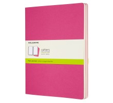 Блокнот Moleskine CAHIER JOURNAL CH023D17 XLarge 190х250мм обложка картон 120стр. нелинованный розовый неон (3шт)