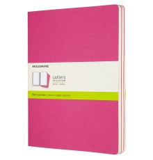 Блокнот Moleskine CAHIER JOURNAL CH023D17 XLarge 190х250мм обложка картон 120стр. нелинованный розовый неон (3шт)
