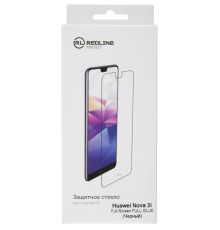 Защитное стекло для экрана Redline черный для Huawei Nova 3i 1шт. (УТ000017128)
