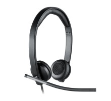Гарнитура Logitech H650e Mono (USB, элементы управления на кабеле, кабель 1.8м, чехол в комплекте) (M/N: A-00050/A-00057)