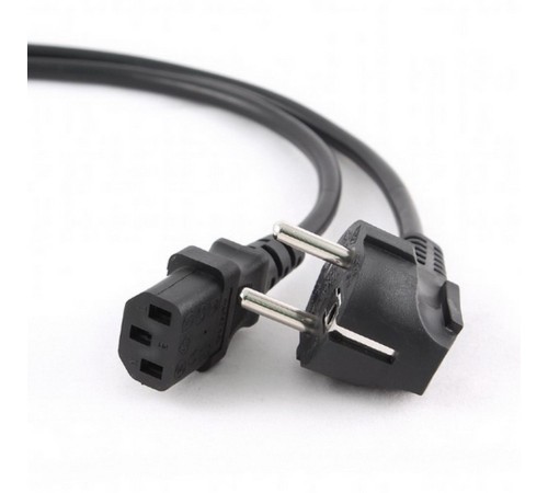 Кабель питания Cablexpert PC-186-VDE-1M, 1м, Schuko- C13, VDE, 10А, черный, с заземлением, пакет Кабель питания Cablexpert PC-186-VDE-1M, 1м, Schuko- C13, VDE, 10А, черный, с заземлением, пакет