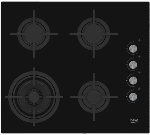 Газовая варочная поверхность Beko HILW64122S черный Газовая варочная поверхность Beko HILW64122S черный