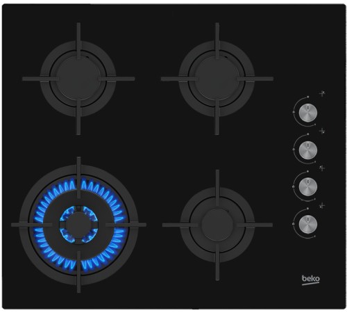 Газовая варочная поверхность Beko HILW64122S черный Газовая варочная поверхность Beko HILW64122S черный