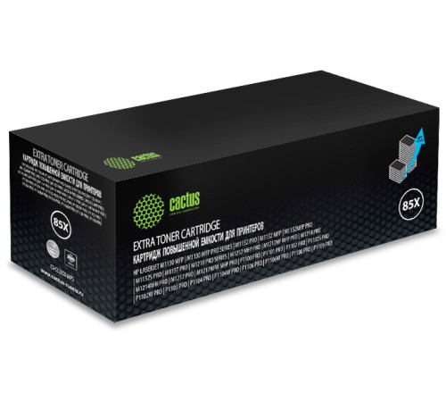 Картридж лазерный Cactus CS-CE285X-MPS CE285X черный (3000стр.) для HP LJ M1130 MFP/ M1132MFP Pro/P1102s Pro/ P1103 Pro
