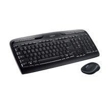 Клавиатура + мышь Logitech MK330 клав:черный мышь:черный USB беспроводная Multimedia