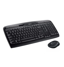 Клавиатура + мышь Logitech MK330 клав:черный мышь:черный USB беспроводная Multimedia
