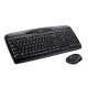 Клавиатура + мышь Logitech MK330 клав:черный мышь:черный USB беспроводная Multimedia