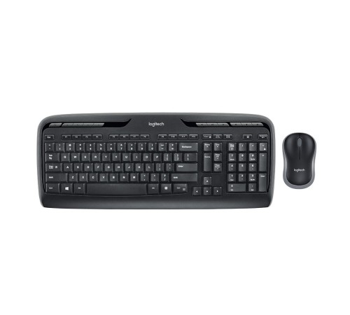 Клавиатура + мышь Logitech MK330 клав:черный мышь:черный USB беспроводная Multimedia