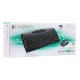 Клавиатура + мышь Logitech MK330 клав:черный мышь:черный USB беспроводная Multimedia