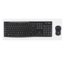 Клавиатура + мышь Logitech MK270 клав:черный мышь:черный USB беспроводная Multimedia
