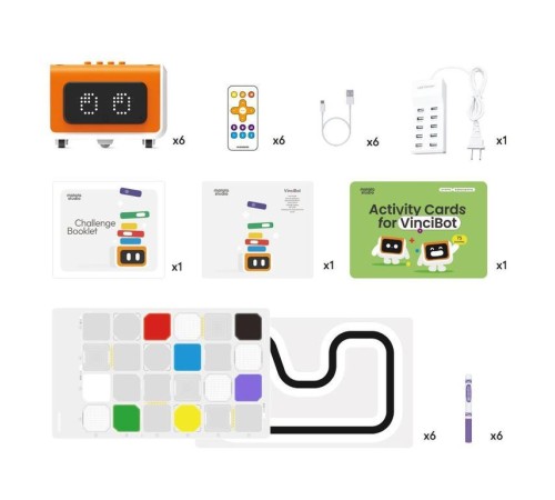 Набор программируемых роботов Matatalab VinciBot Classroom Set
