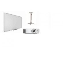 Интерактивная доска SBM777V с проектором EXD101W и креплением DSM-2L