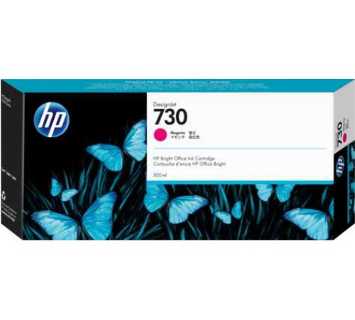 Картридж струйный HP 730 P2V69A пурпурный (400мл) для HP DJ T1700