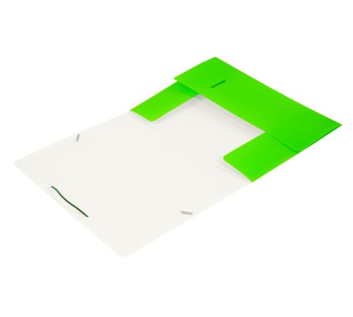 Папка на резинке Бюрократ Double Neon DNE510LETT A4 пластик кор.30мм 0.5мм салатовый Папка на резинке Бюрократ Double Neon DNE510LETT A4 пластик кор.30мм 0.5мм салатовый