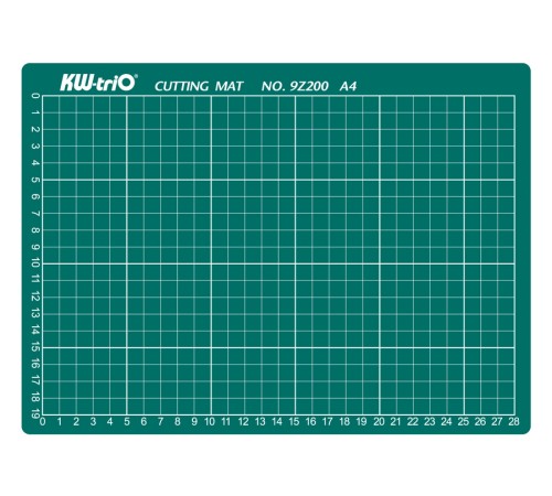Подкладка для резки Kw-Trio 9Z200 A4 300х220мм зеленый Подкладка для резки Kw-Trio 9Z200 A4 300х220мм зеленый