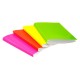 Папка с 10 прозр.вклад. Бюрократ Double Neon DNE07V10PINK A4 пластик 0.7мм розовый