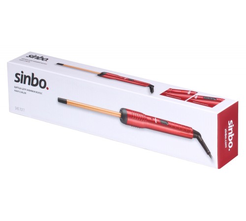 Щипцы Sinbo SHD 7077 30Вт макс.темп.:200С покрытие:керамическое красный/золотистый Щипцы Sinbo SHD 7077 30Вт макс.темп.:200С покрытие:керамическое красный/золотистый