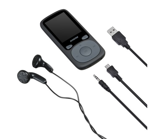 Плеер Hi-Fi Flash Digma B4 8Gb черный/1.8"/FM/microSDHC