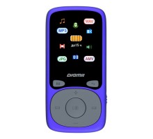 Плеер Hi-Fi Flash Digma B4 8Gb синий/1.8"/FM/microSDHC