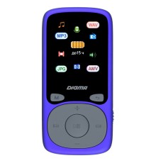 Плеер Hi-Fi Flash Digma B4 8Gb синий/1.8"/FM/microSDHC
