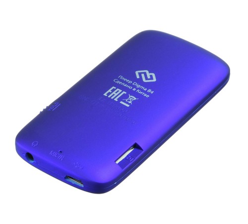 Плеер Hi-Fi Flash Digma B4 8Gb синий/1.8"/FM/microSDHC