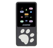 Плеер Hi-Fi Flash Digma S4 8Gb черный/серый/1.8"/FM/microSDHC