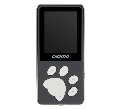 Плеер Hi-Fi Flash Digma S4 8Gb черный/серый/1.8"/FM/microSDHC