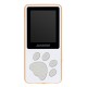 Плеер Hi-Fi Flash Digma S4 8Gb белый/оранжевый/1.8"/FM/microSDHC