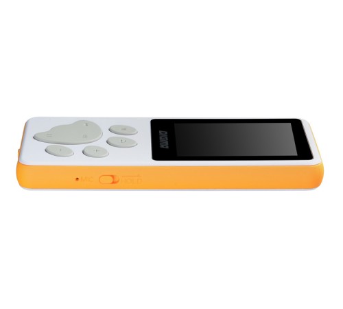 Плеер Hi-Fi Flash Digma S4 8Gb белый/оранжевый/1.8"/FM/microSDHC